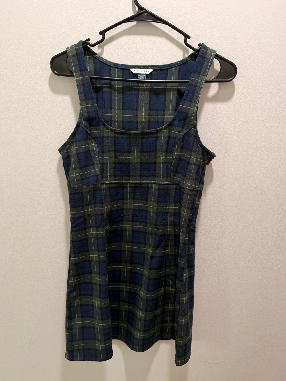 AE Plaid it knit mini dress